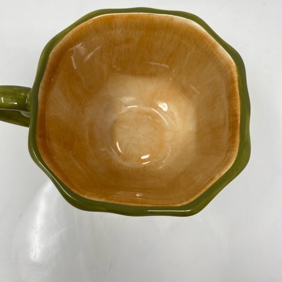 Medici Hand Painted Footed Coffee Mug - Picture 2 of 6